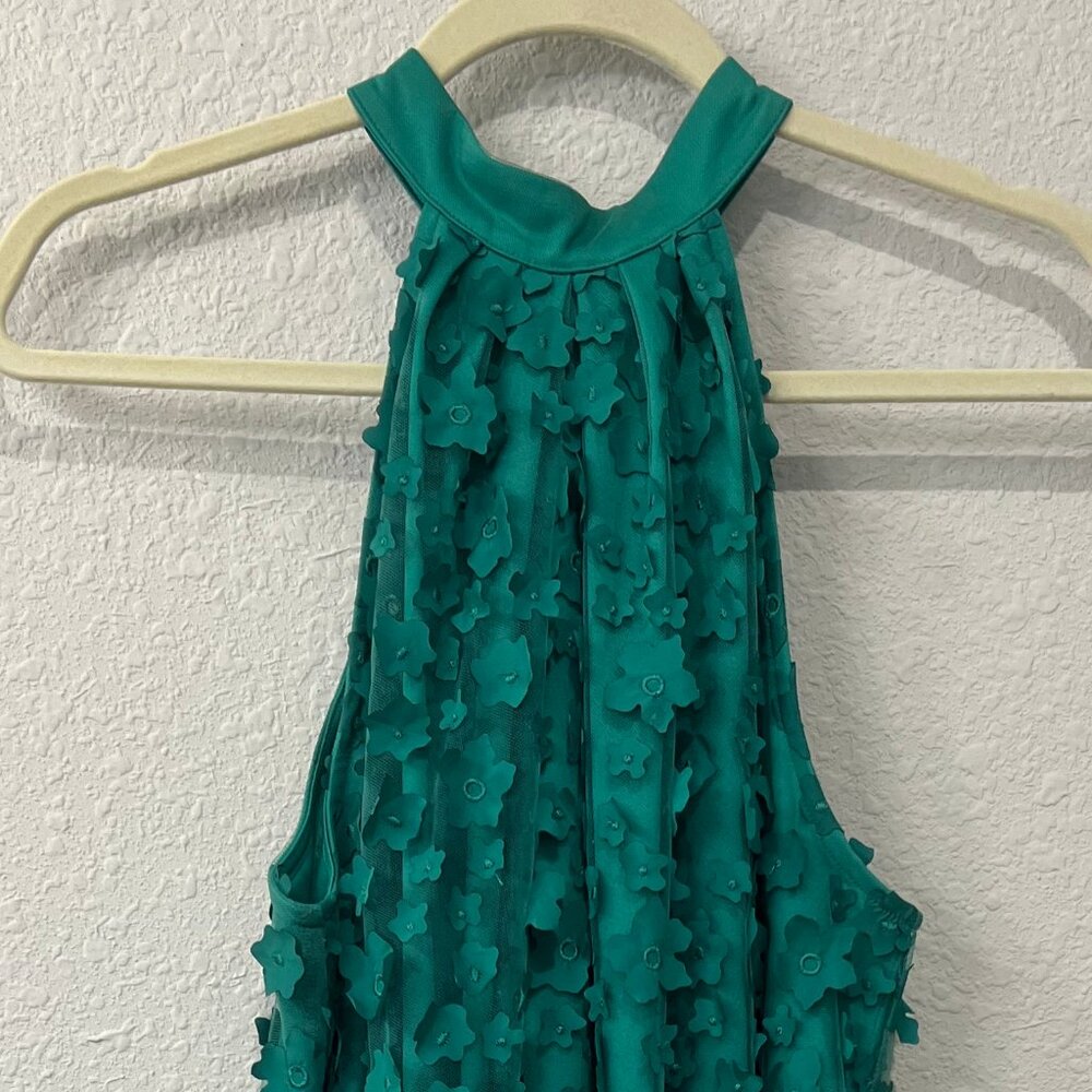 eva franco green dress Eva Franco Zuzanna Dress in Emerald Meadow – Wild Luxe Boutique main image 1